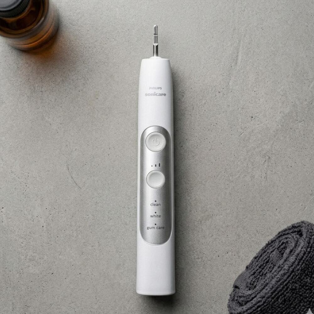 Philips Sonicare Replacement Handle Only HX751V White 3-Mode Tested & Working